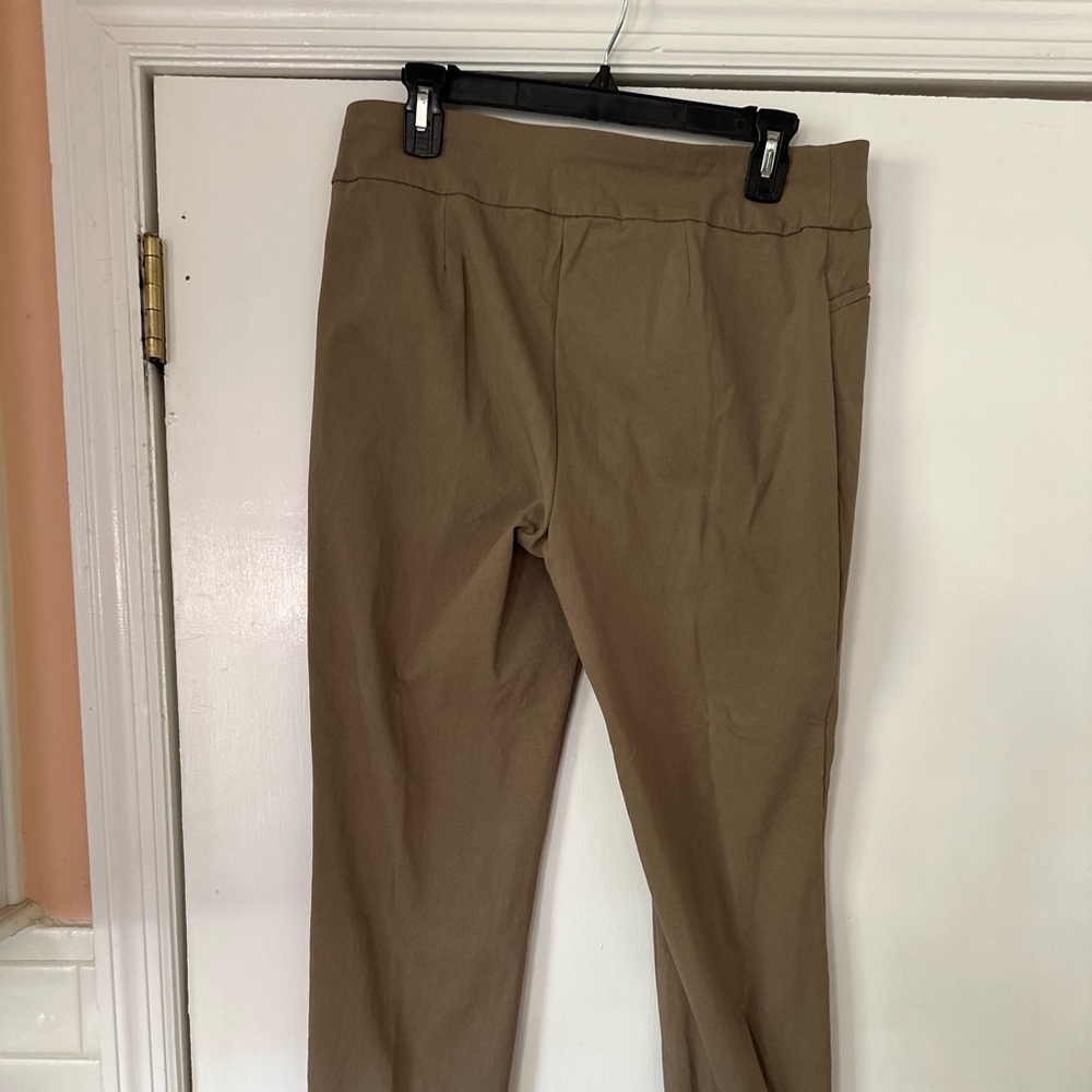 Chico Fabulously Slimming pants. Size 1 .  Tan color.